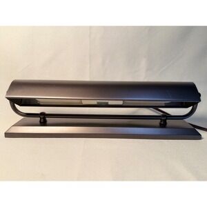 Vtg House of Troy MA14-MB Mahogany Bronze Mantel/Piano/Desk Uplight Bulb Lamp